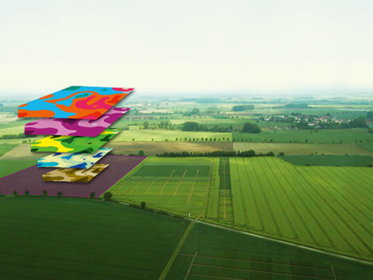Digitized layers of a field
