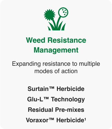 Weed resistance management